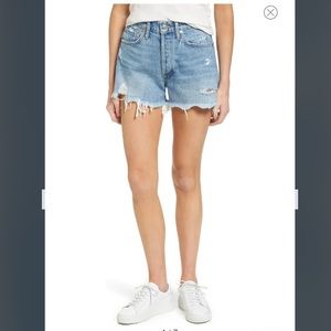 AGOLDE Parker Distressed Denim Shorts Swapmeet